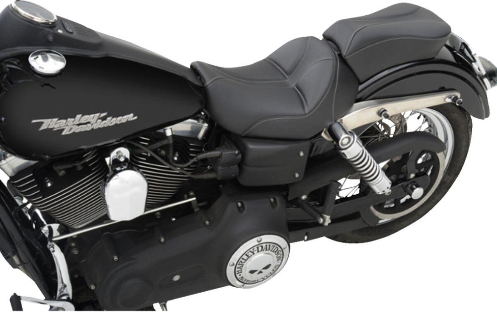 Saddlemen Dominator Solo Seat For Harley Davidson FLD 1690 2012-2013 - Black