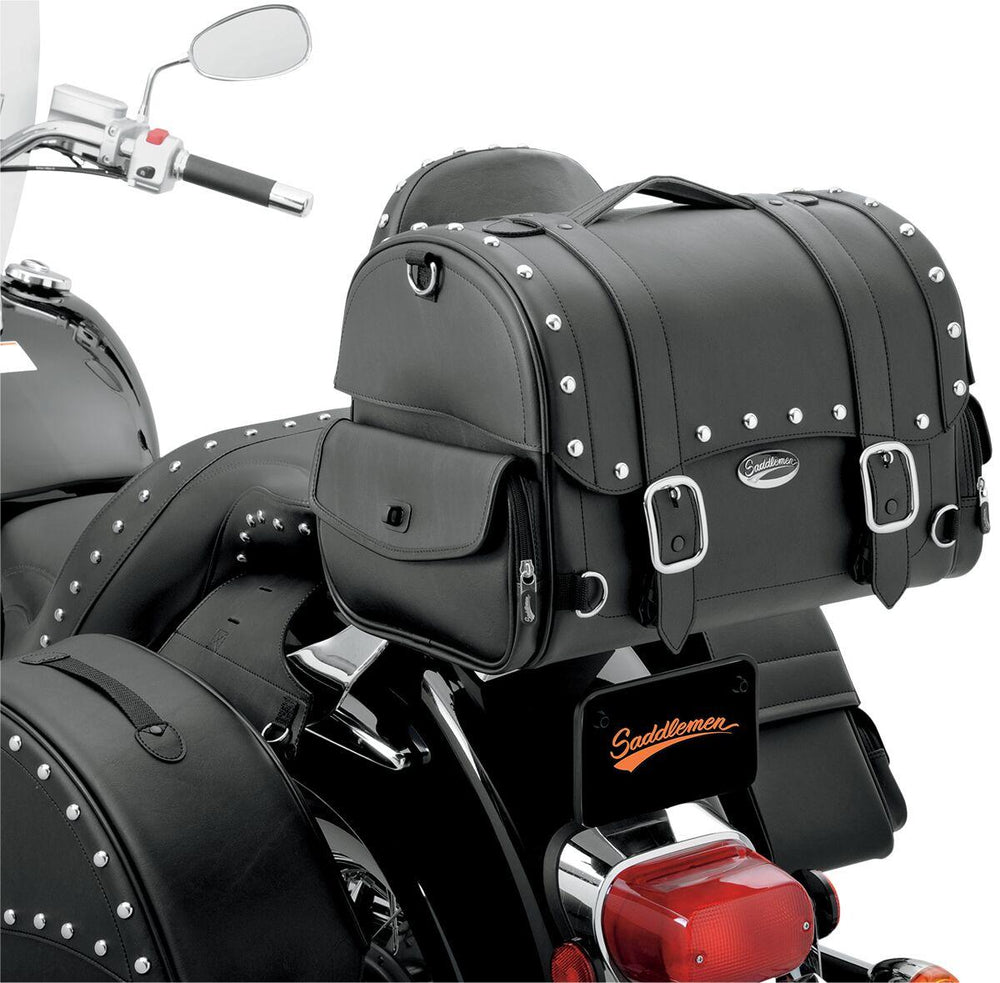 Saddlemen Desperado Express Tail Bag - Black/Chrome