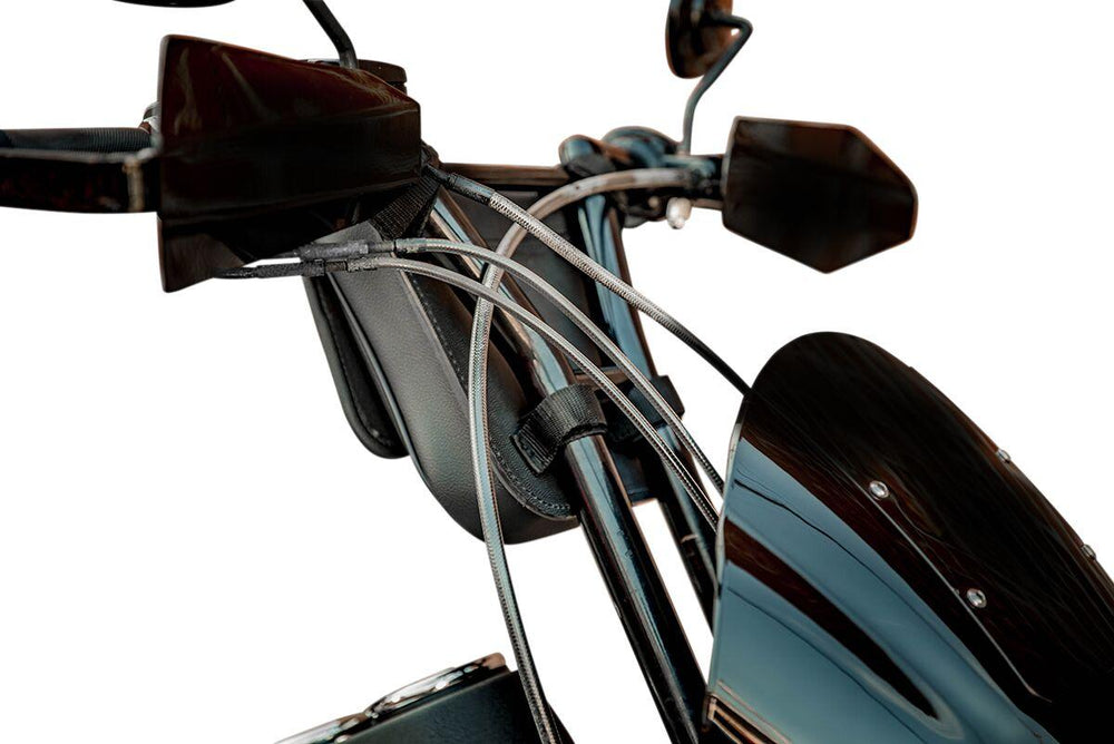 Saddlemen Handlebar Bag - Black/8"x9"
