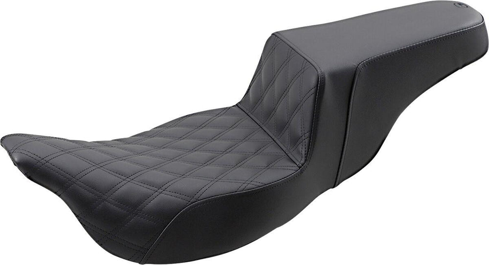 Saddlemen Extended Reach Step Up Seats For Harley Davidson FLHR 1584 2008 - Black