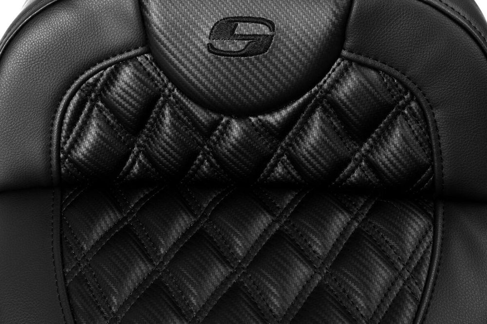 Saddlemen Roadsofa Seat For Harley Davidson FLH 1868 2021 - Black