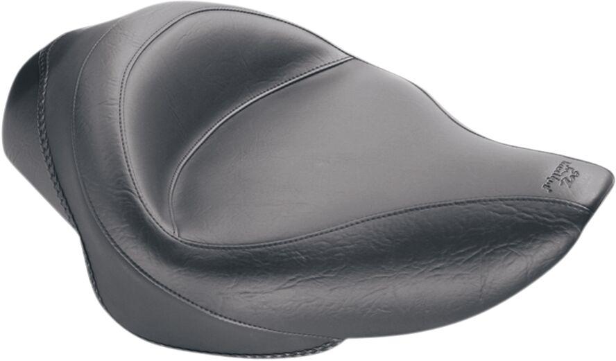 Mustang Wide Vintage Solo Seat For Harley Davidson XL 1200 C 2004-2020 - Black
