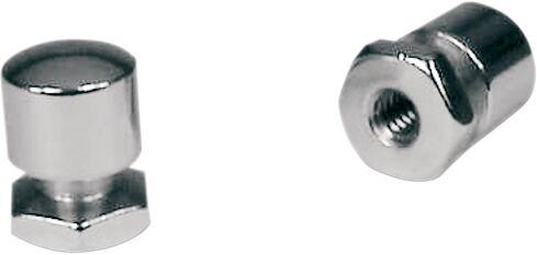 Mustang  Seat Bolts and Mounting Nuts For Harley Davidson FLHR 1340 1994-1998 - Chrome