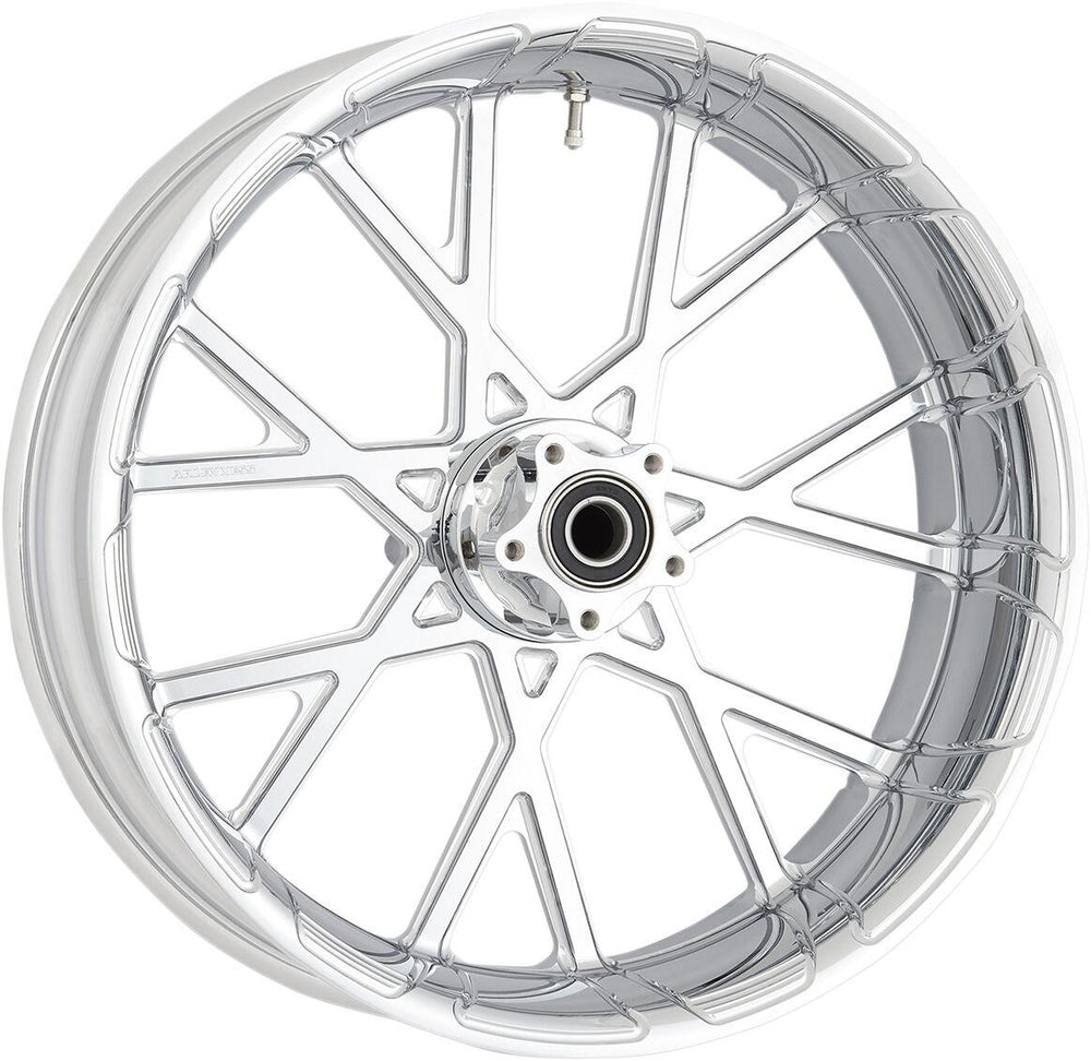 Arlen Ness Procross Forged Aluminium Wheel For Harley Davidson FLHR 1584 2009 18x5.5 Rear - Chrome Silver