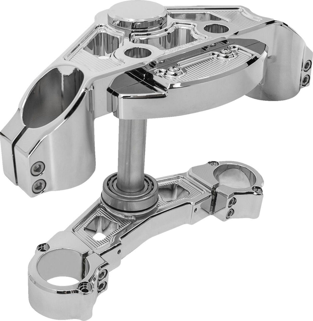 Arlen Ness Method (+2â) Drop Triple Tree Kit For Harley Davidson FLTRK 1868 2020-2023 - Chrome
