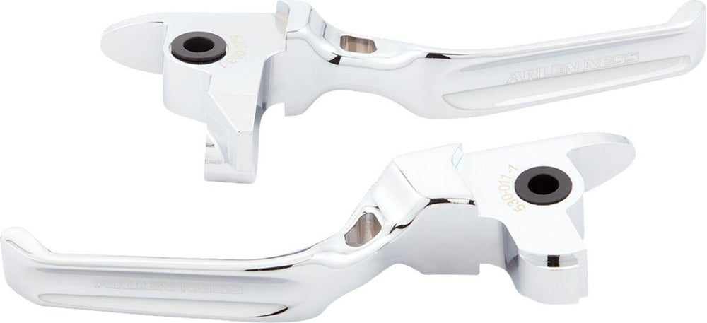 Arlen Ness Method Lever Set For Harley Davidson FLS 1690 2015-2016 - Chrome Silver