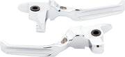Arlen Ness Method Lever Set For Harley Davidson FLHR 1584 2008 - Chrome Silver