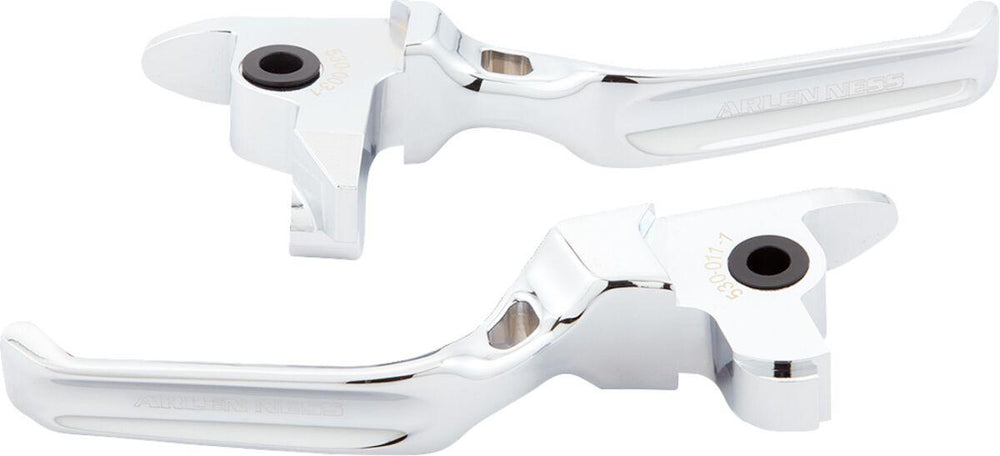 Arlen Ness Method Lever Set For Harley Davidson FLDE 1750 2018-2020 - Chrome Silver