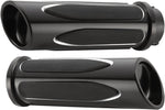 Arlen Ness Deep Cut Comfort Series Grips For Harley Davidson FLDE 1750 2018-2020 - Black