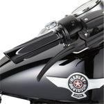 Arlen Ness Deep Cut Comfort Series Grips For Harley Davidson FLDE 1750 2018-2020 - Black