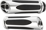 Arlen Ness Deep Cut Comfort Series Grips For Harley Davidson FLDE 1750 2018-2020 - Black Chrome