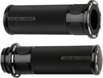 Arlen Ness Fusion Slot Track Grips For Harley Davidson FL 1200 1976-1977 - Black