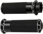 Arlen Ness Fusion Beveled Grips For Harley Davidson FLDE 1750 2018-2020 - Black