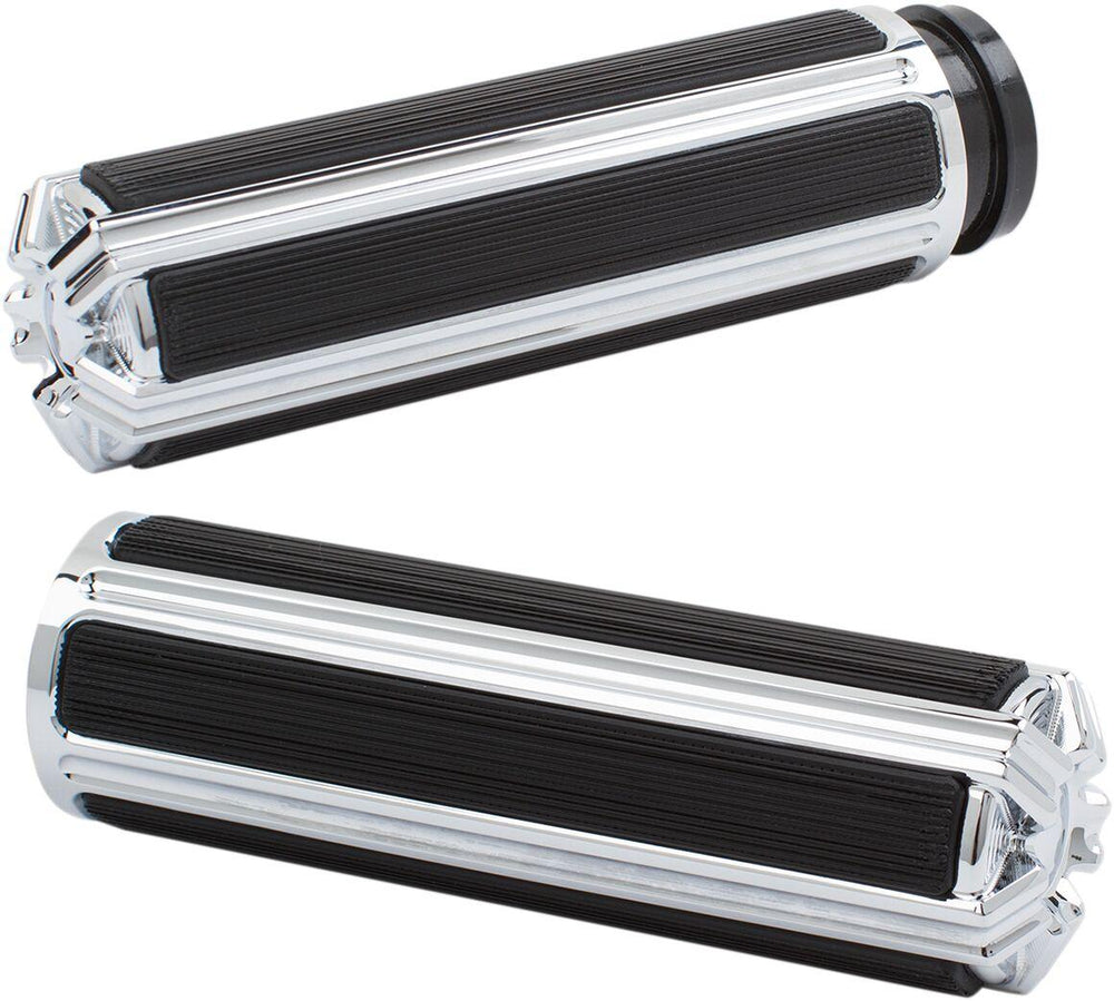 Arlen Ness Ness-Tech 10-Gauge Comfort Grips For Harley Davidson FLDE 1750 2018-2020 - Chrome