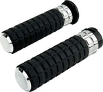 Arlen Ness SpeedLiner Grips For Harley Davidson FLD 1690 2012-2013 - Black Chrome
