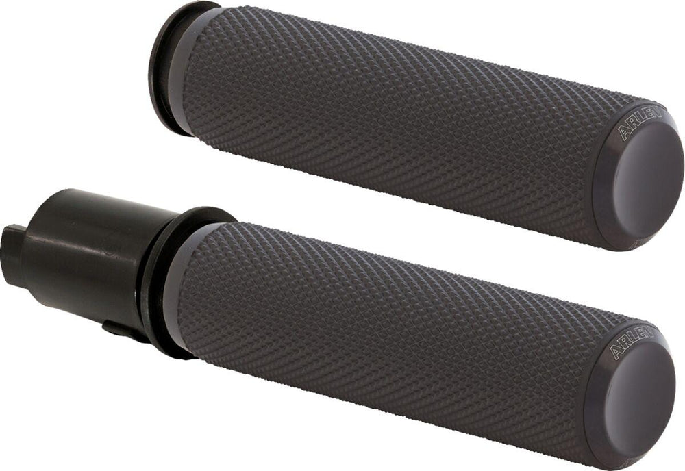 Arlen Ness Knurled Grips For Harley Davidson FLHX 1923 2024 - Black
