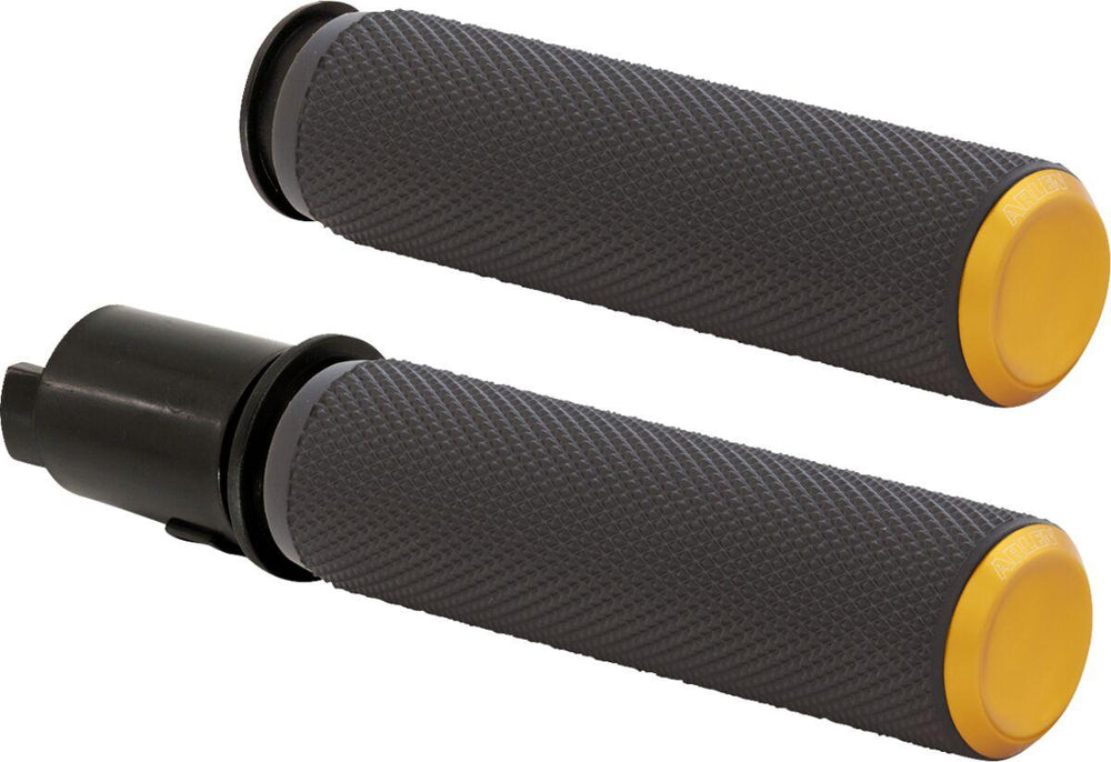 Arlen Ness Knurled Grips For Harley Davidson FLHX 1923 2024 - Black Gold
