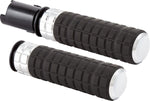 Arlen Ness SpeedLiner Grips For Harley Davidson FLHX 1923 2024 - Black Chrome