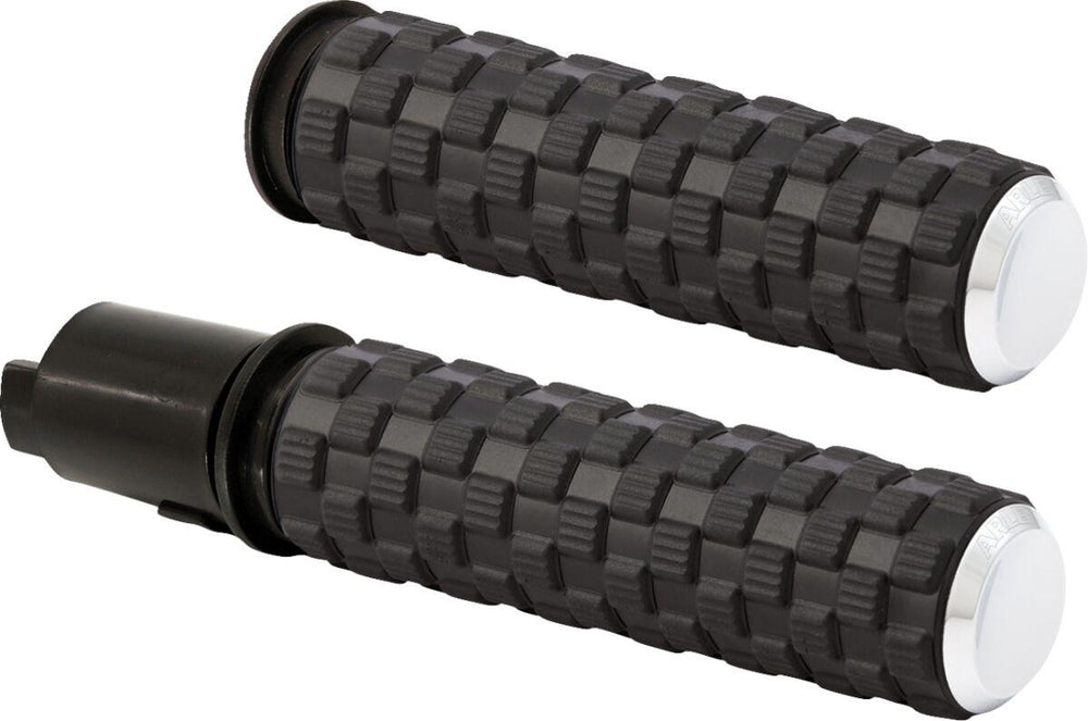 Arlen Ness Air Trax Grips For Harley Davidson FLHX 1923 2024 - Black Chrome
