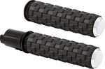 Arlen Ness Air Trax Grips For Harley Davidson FLHX 1923 2024 - Black Chrome