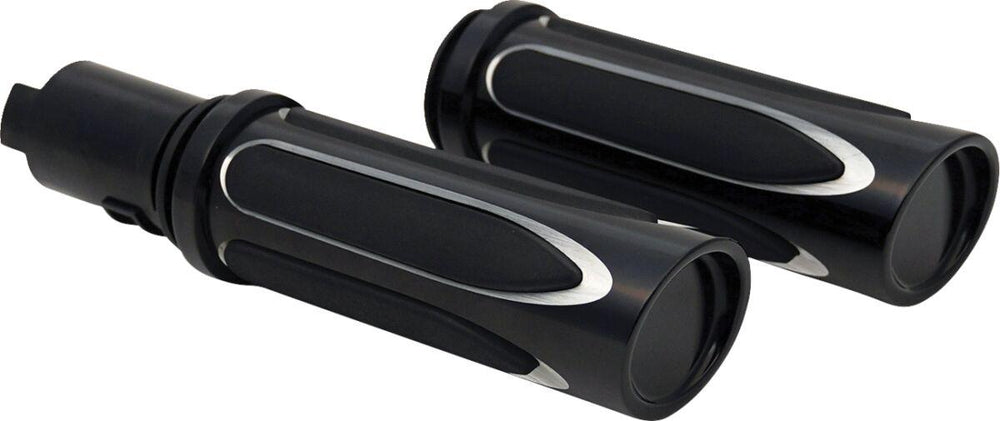 Arlen Ness Deep Cut Comfort Series Grips For Harley Davidson FLHX 1923 2024 - Black