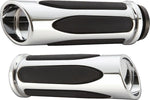 Arlen Ness Deep Cut Comfort Series Grips For Harley Davidson FLHX 1923 2024 - Black Chrome