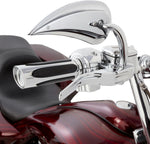 Arlen Ness Deep Cut Comfort Series Grips For Harley Davidson FLHX 1923 2024 - Black Chrome