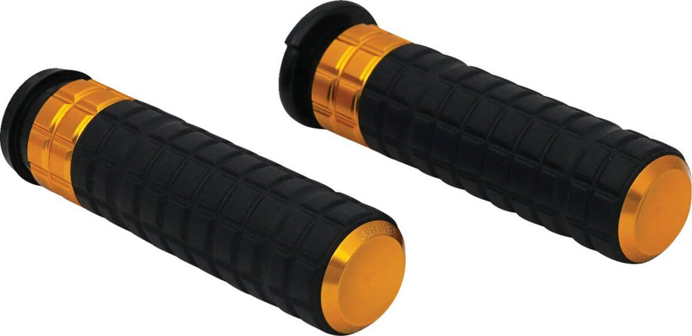 Arlen Ness SpeedLiner Grips For Harley Davidson FLD 1690 2012-2013 - Black Gold