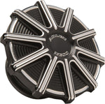 Arlen Ness Vented Gas Cap For Harley Davidson FLD 1690 2012-2013 - Black Silver
