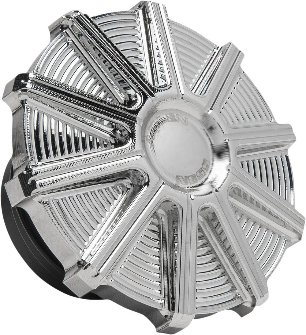 Arlen Ness Vented Gas Cap For Harley Davidson FLD 1690 2012-2013 - Chrome