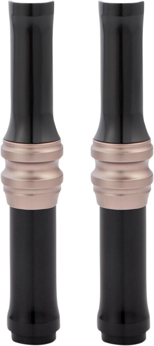 Arlen Ness Pushrod Tube Cover Kit For Harley Davidson FLDE 1750 2018-2020 - Titanium Anodized