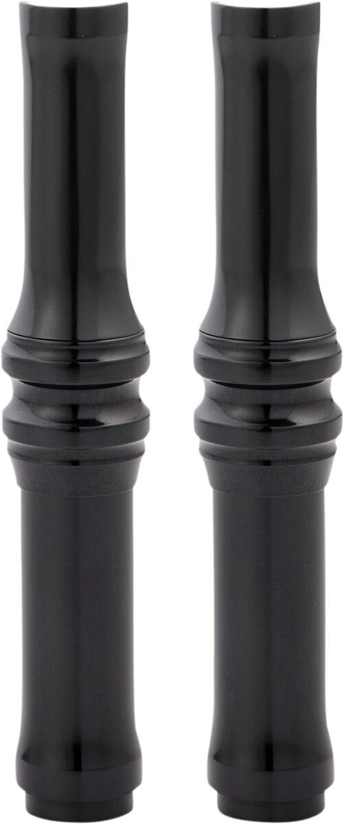Arlen Ness Pushrod Tube Cover Kit For Harley Davidson FLD 1690 2012-2013 - Black Anodized