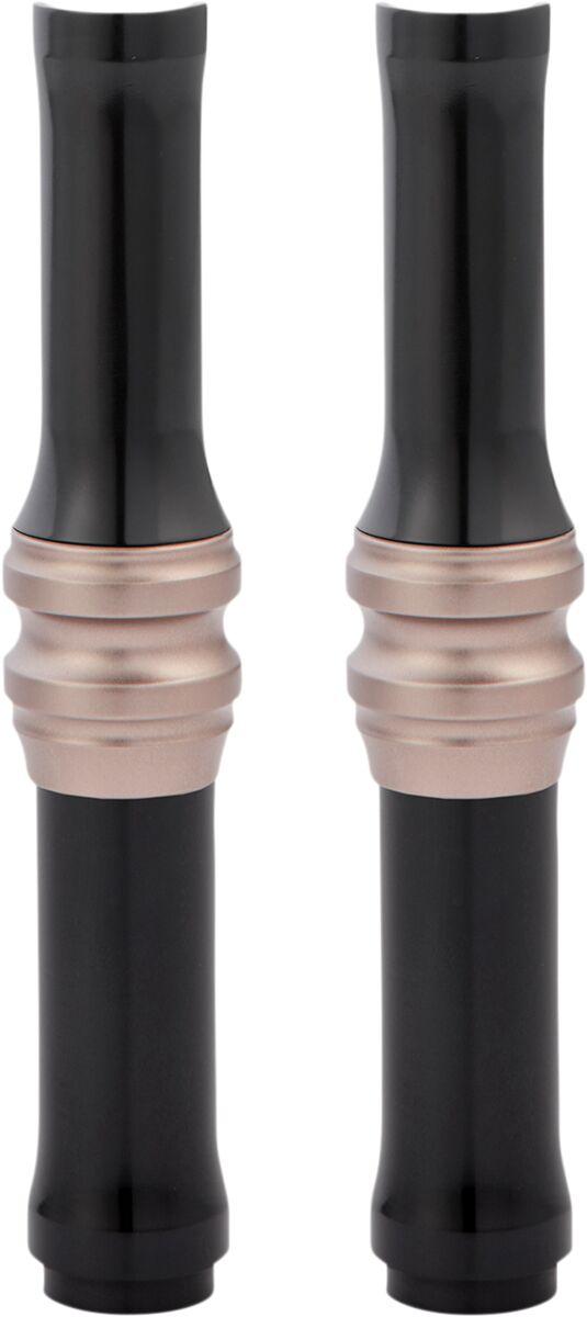 Arlen Ness Pushrod Tube Cover Kit For Harley Davidson FLD 1690 2012-2013 - Titanium Anodized