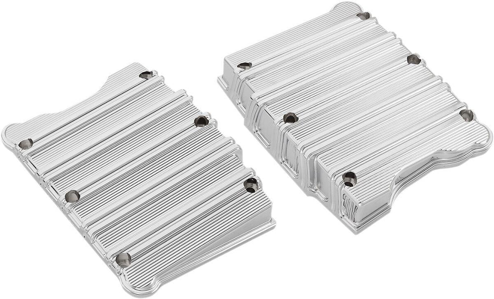 Arlen Ness 10 Gauge Rocker Box Top Covers For Harley Davidson FLD 1690 2012-2013 - Chrome