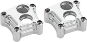 Arlen Ness 10 Gauge Lifter Block Covers For Harley Davidson FLD 1690 2012-2013 - Chrome