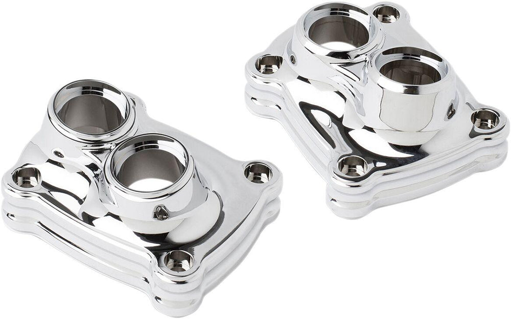 Arlen Ness 10 Gauge Lifter Block Covers For Harley Davidson FLFBS 1868 2022-2024 - Chrome