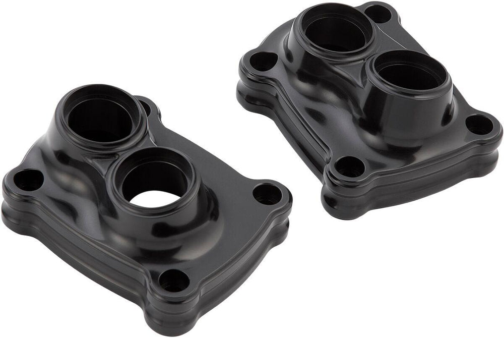 Arlen Ness 10 Gauge Lifter Block Covers For Harley Davidson FLDE 1750 2018-2020 - Black Black Anodized