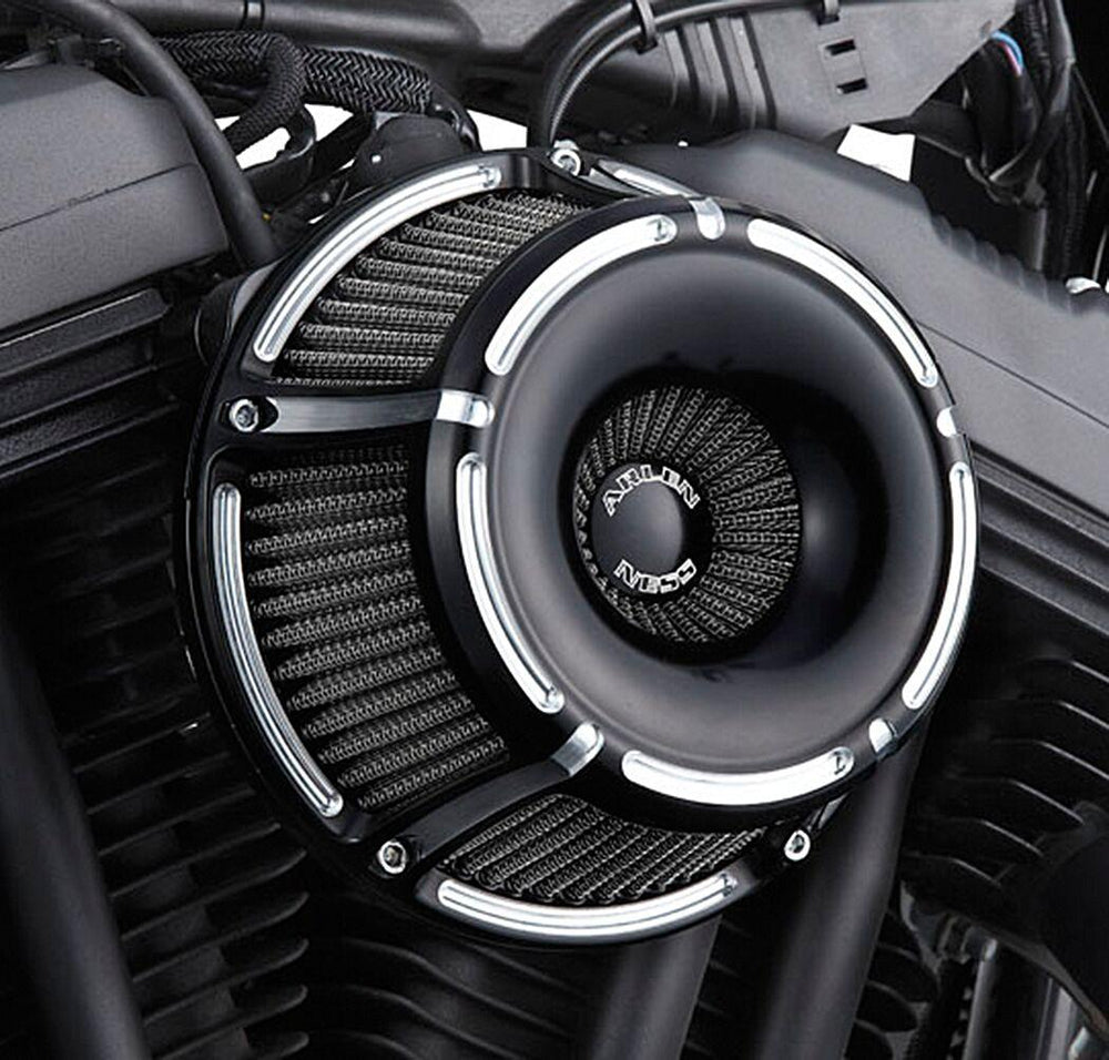 Arlen Ness Inverted Series Air Cleaner Kit For Harley Davidson XL 1200 C 1996-2020 - Black