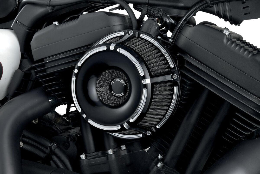 Arlen Ness Inverted Series Air Cleaner Kit For Harley Davidson XL 1200 C 1996-2020 - Black