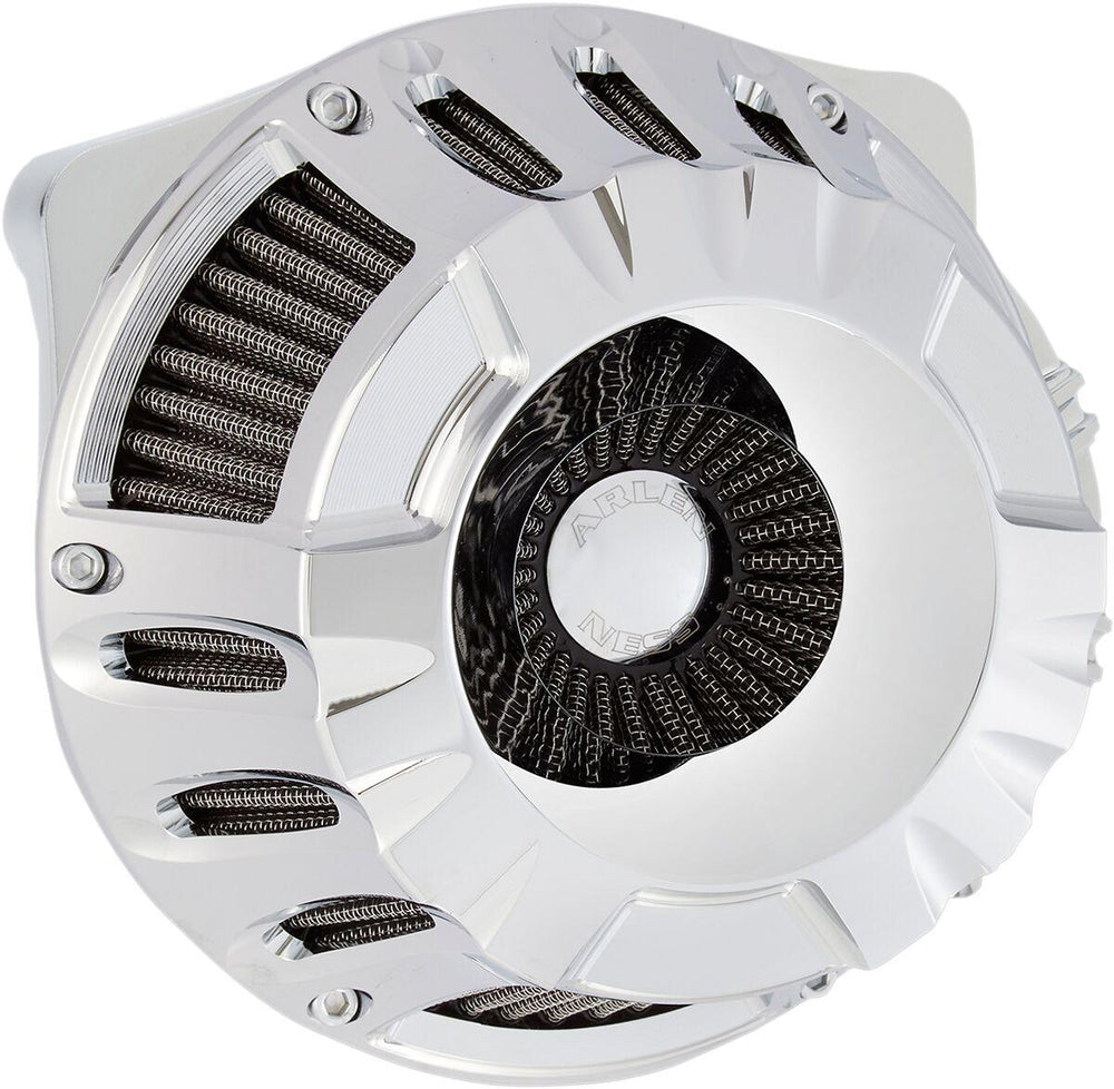 Arlen Ness Inverted Series Air Cleaner Kit For Harley Davidson FLHR 1584 2008 - Chrome