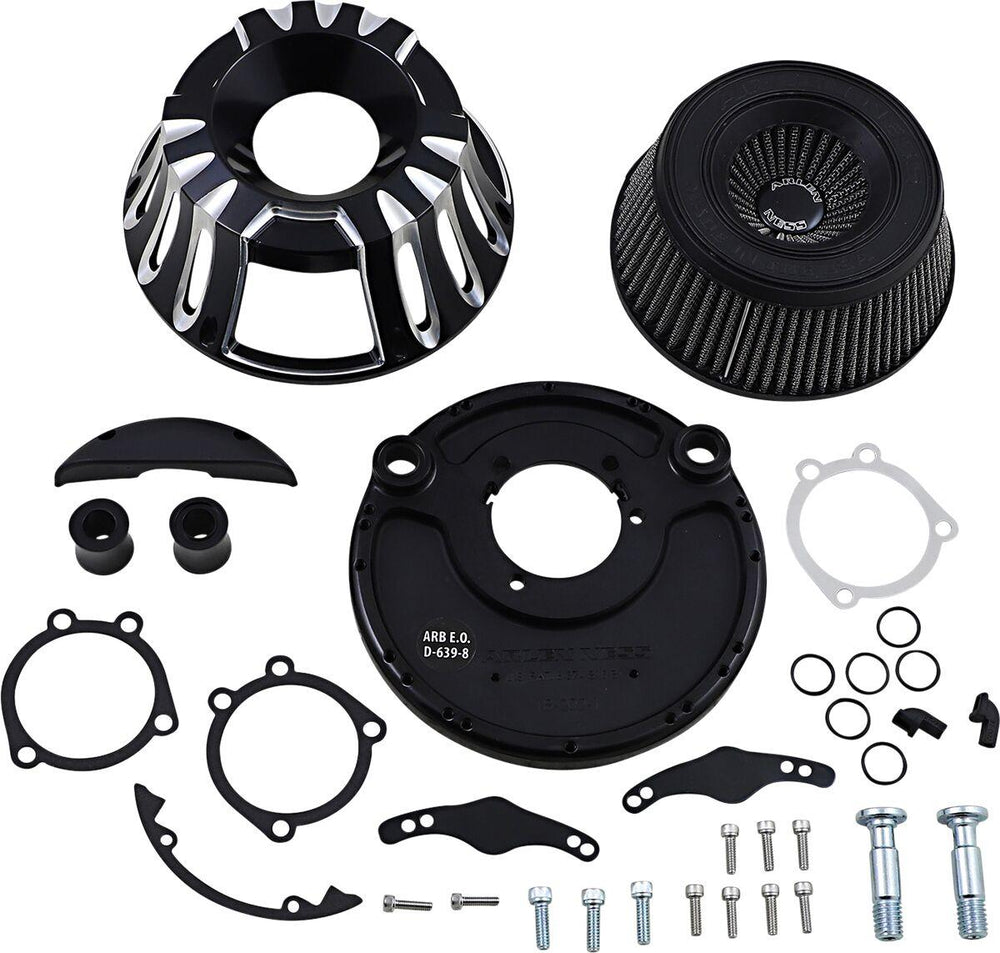 Arlen Ness Inverted Series Air Cleaner Kit For Harley Davidson XL 1200 C 1996-2020 - Black