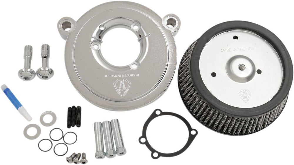 Arlen Ness Big Sucker Air Filter Kit For Harley Davidson FLHR 1340 1994-1998 - Chrome