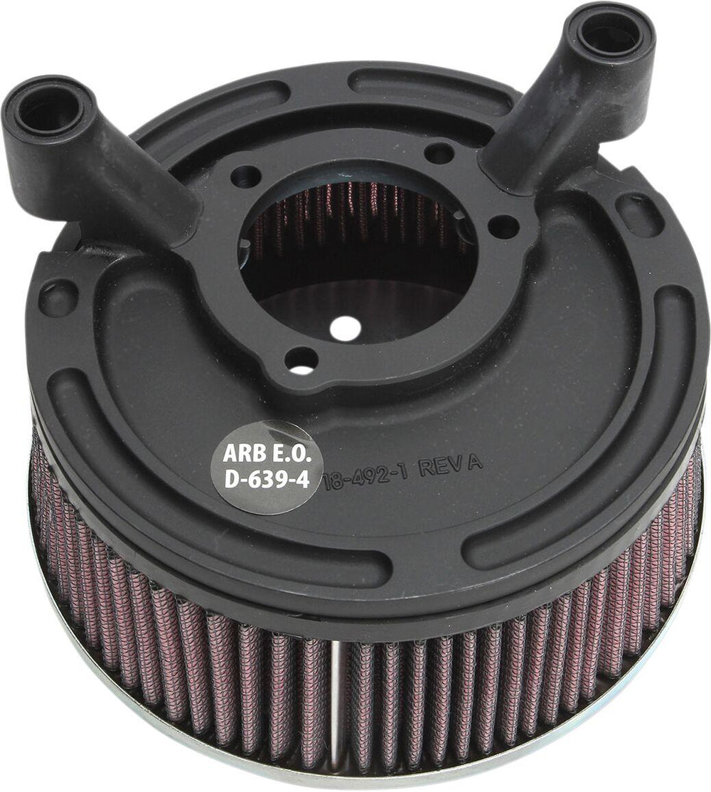 Arlen Ness Big Sucker Air Filter Kit For Harley Davidson XL 1200 C 2016-2020 - Black