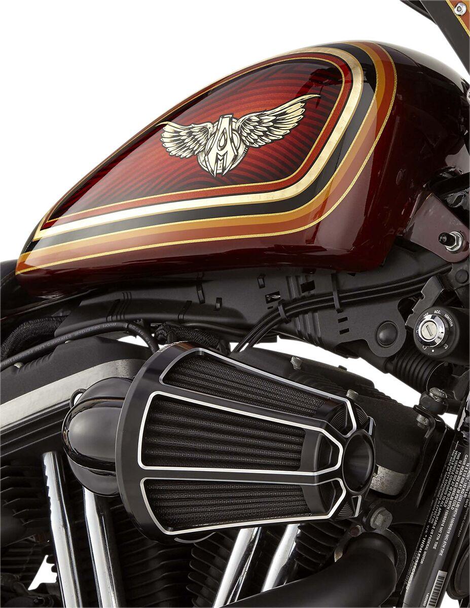 Arlen Ness Monster Sucker Air Cleaner Kit For Harley Davidson FLDE 1750 2018-2020 - Black