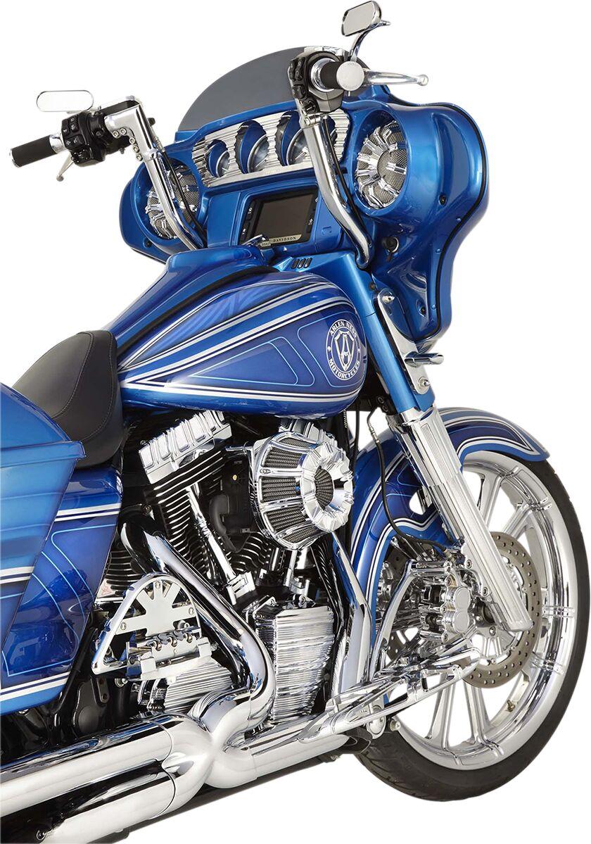 Arlen Ness Inverted Series Air Cleaner Kit For Harley Davidson FLDE 1750 2018-2020 - Chrome