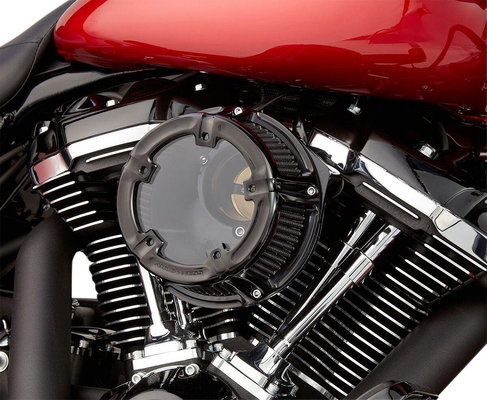 Arlen Ness Method Clear Series Air Cleaner For Harley Davidson FLD 1690 2012-2013 - Black