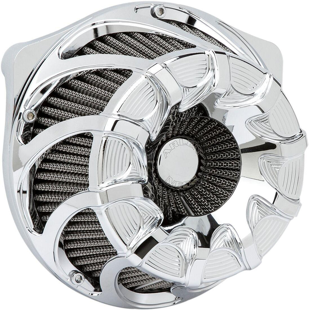 Arlen Ness Inverted Series Air Cleaner Kit For Harley Davidson FLD 1690 2012-2013 - Chrome