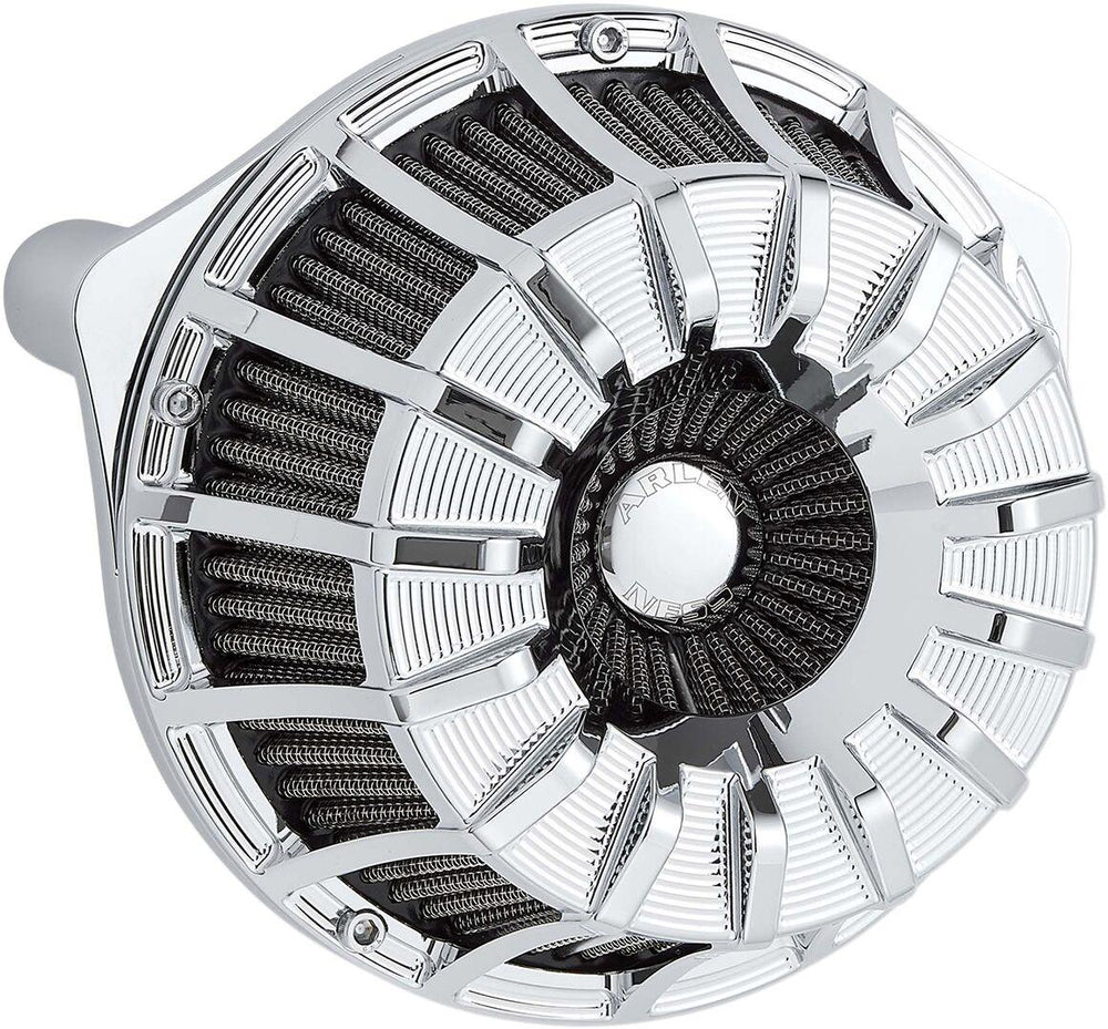 Arlen Ness Inverted Series Air Cleaner Kit For Harley Davidson XL 1200 C 1996-2020 - Chrome