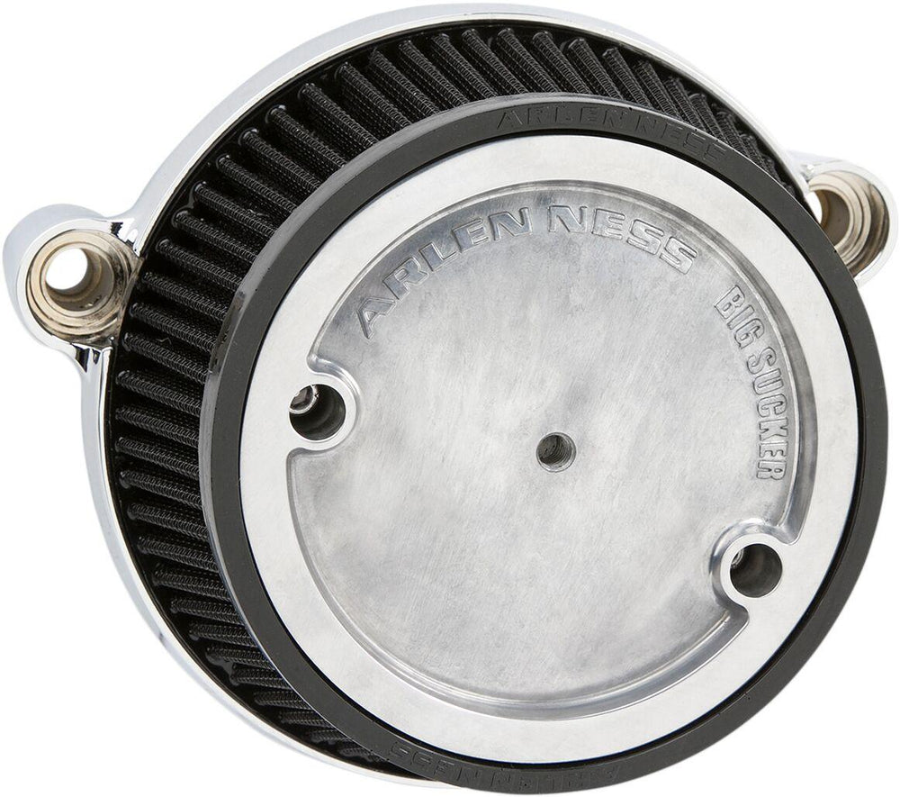 Arlen Ness Big Sucker Stage 1 Air Cleaner Kit For Harley Davidson FLDE 1750 2018-2020 - Chrome