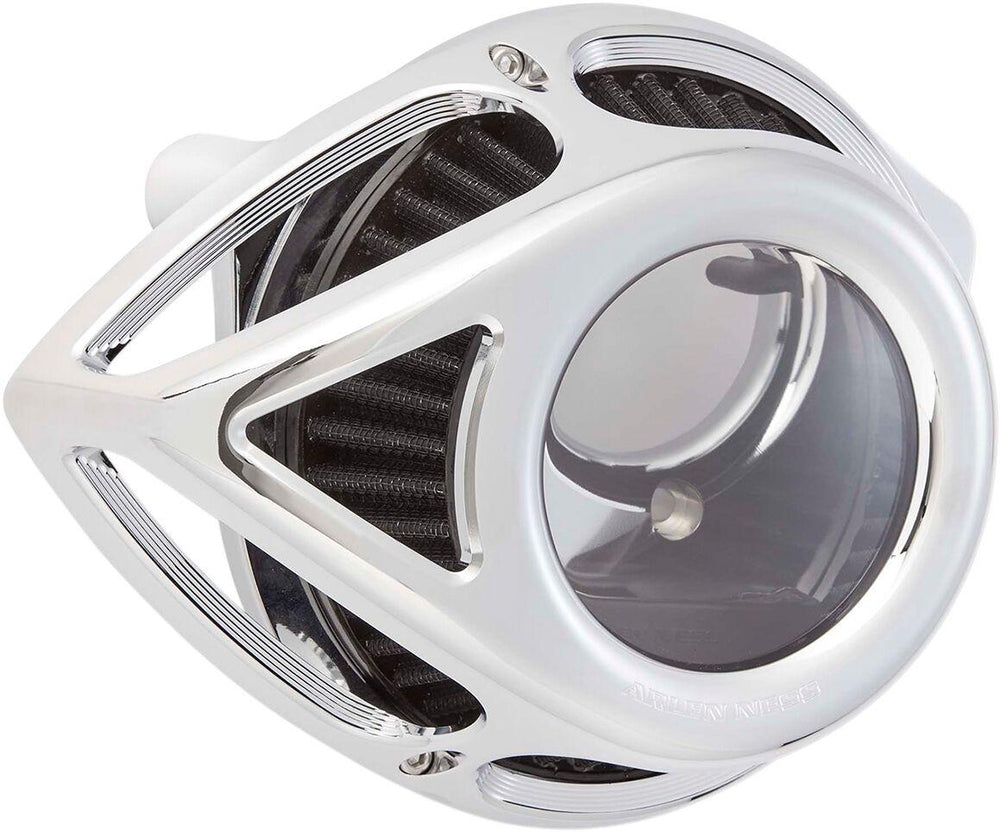 Arlen Ness Clear Tear Air Cleaner Kit For Harley Davidson FLD 1690 2012-2013 - Chrome